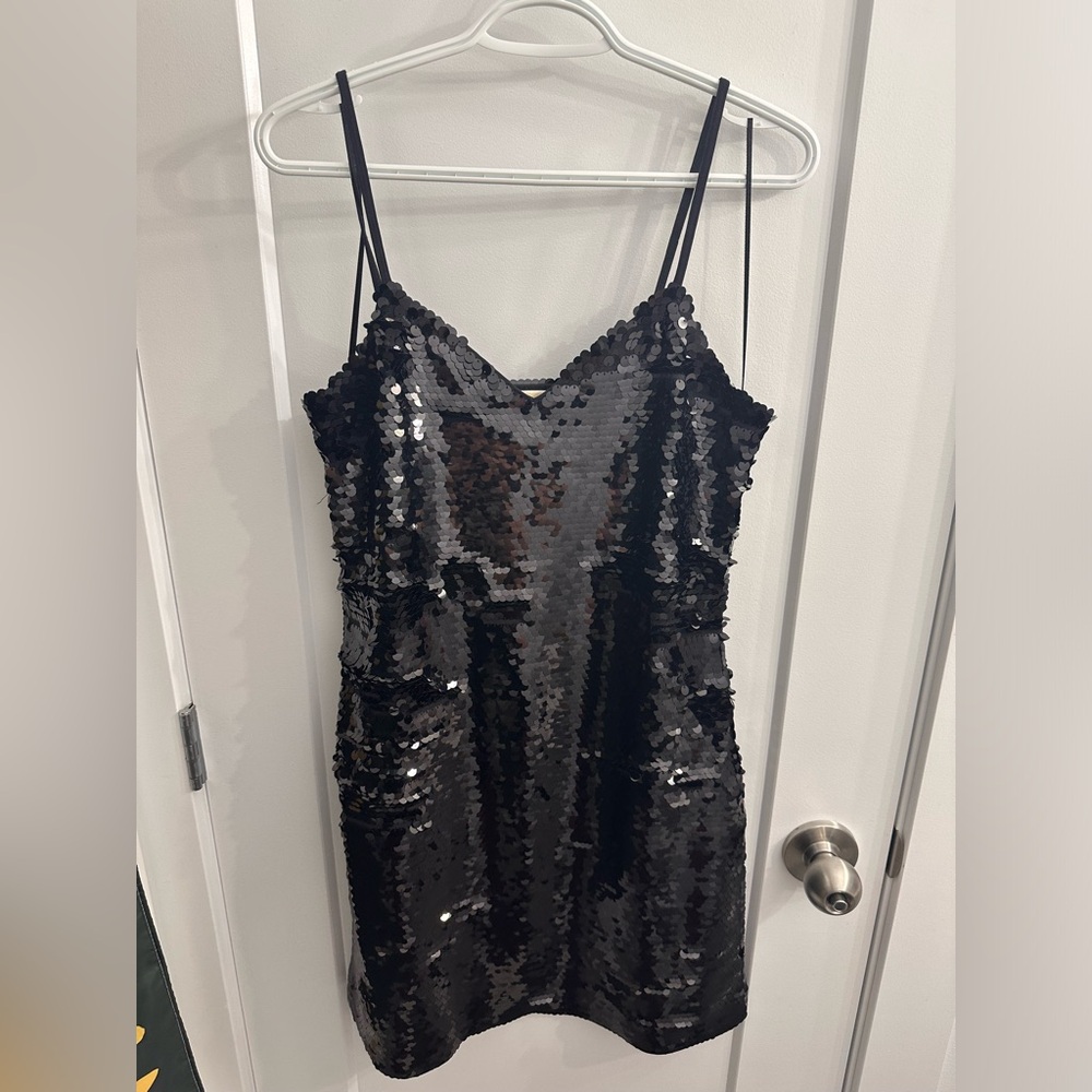 Michael Kors Black Sequin Dress